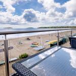 Flooring Mounted Stainless Steel Glass Balustrade With PVC / Solid Wood Handrail