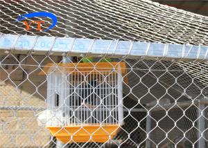 Quality 304 316 Ss Rope Mesh Tiger Cage Black Oxide For Zoo Enclosure wholesale