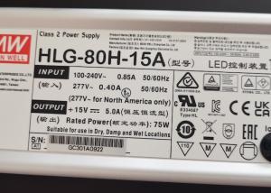 Quality Meanwell Driver HLG series 40W 60W 80W 100W 120W 150W 185W Waterproof Driver IP65 IP67 12V 15V 24V 36V 48V 56V wholesale