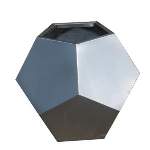 Quality Garden stainless steel irregular planters and flower pots wholesale