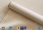 900℃ Highly Heat Resistant Silica Fabric 0.7mm Brown High Silica Cloth Satin