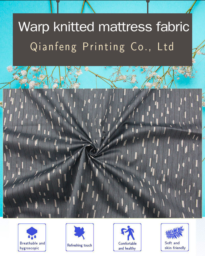 100 Polyester Printed Fabric Tricot Mattress Cover Fabric Polyester Microfiber Fabric