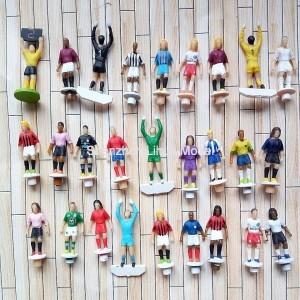 Quality color mini soccer figure---model figure1:75,plastic painted figure,ABS sportsman figure,model stuffs,1:75 soccer figures wholesale