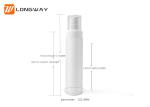 Cosmetic Packaging Empty Toiletry Bottles , 150ml Cosmetic Cream Containers