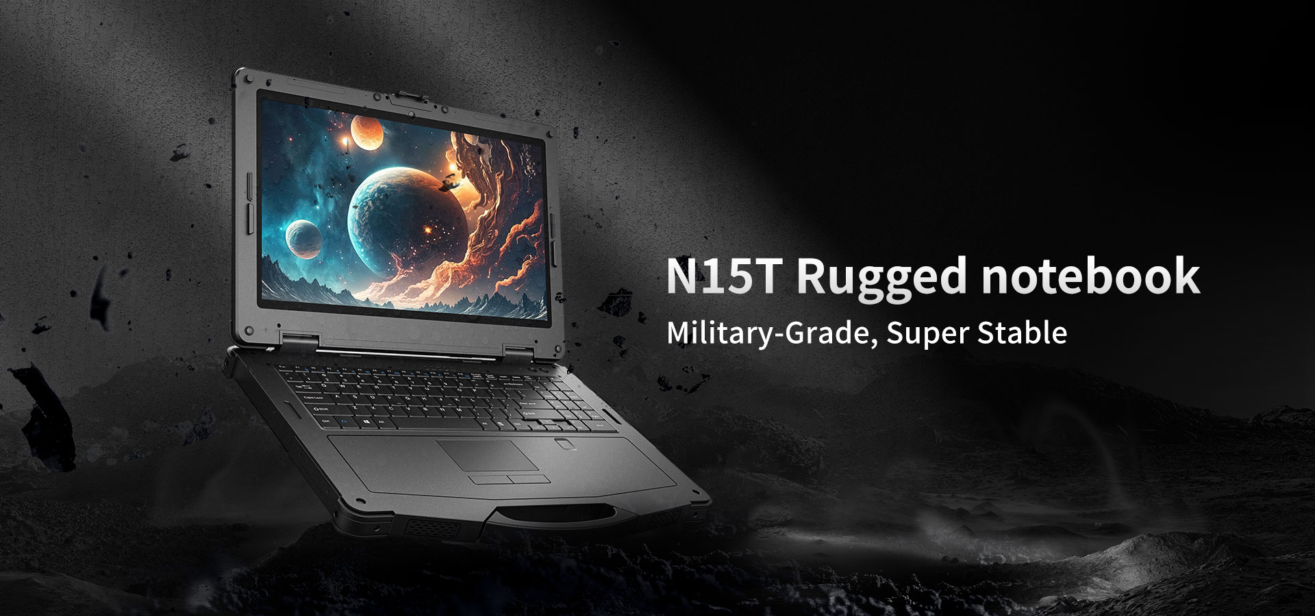 ONERugged N15T 15.6-Inch Industrial Tough Laptop Win11 Intel Core i5/i7 5G RJ45 RS232