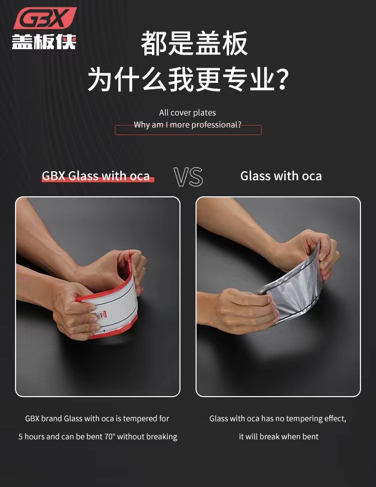 Front touch VIVO OCA Glass For V9 Y85 V11 Y97 V11+ X23 V15 S1 S1Pro