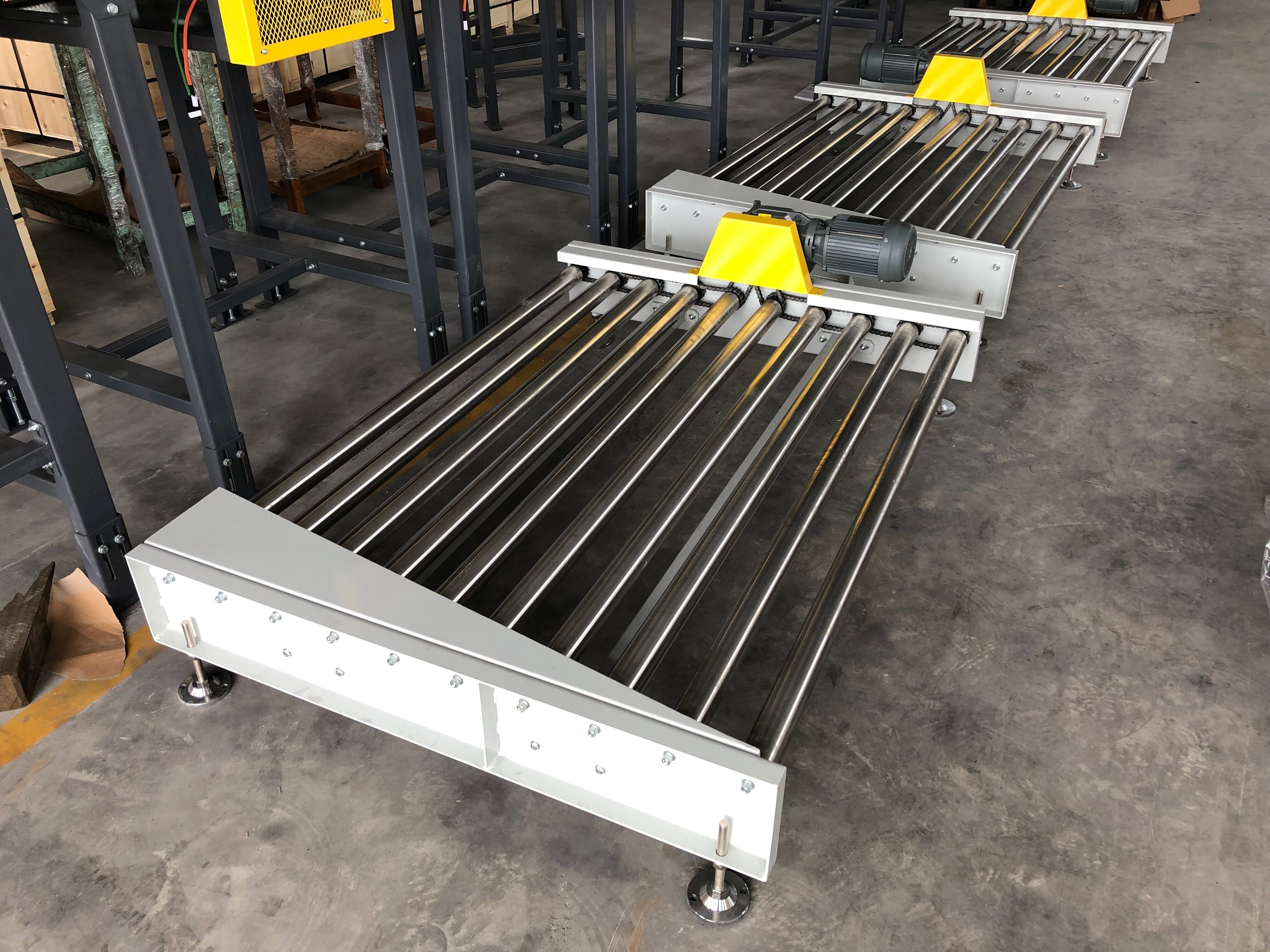 Stainless Steel Extendable Delivery Motorized Roller Conveyor Parts