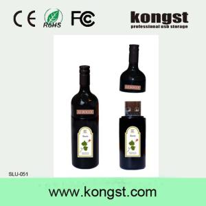 Quality Kongst Wine Bottle USB Drive Advertising USB Flash Stick wholesale
