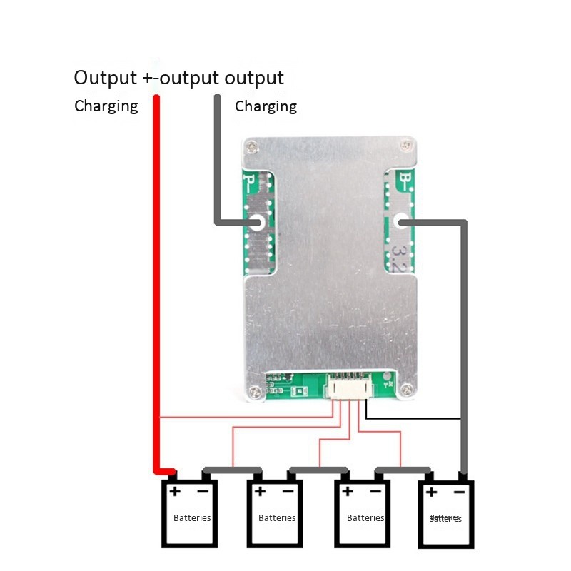 4S 12V 120A Lifepo4 Battery BMS Board , CE lead acid battery management system