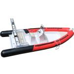 RIB 680B Hypalon Fiberglass Fishing Inflatable Rigid Boat With Outboard