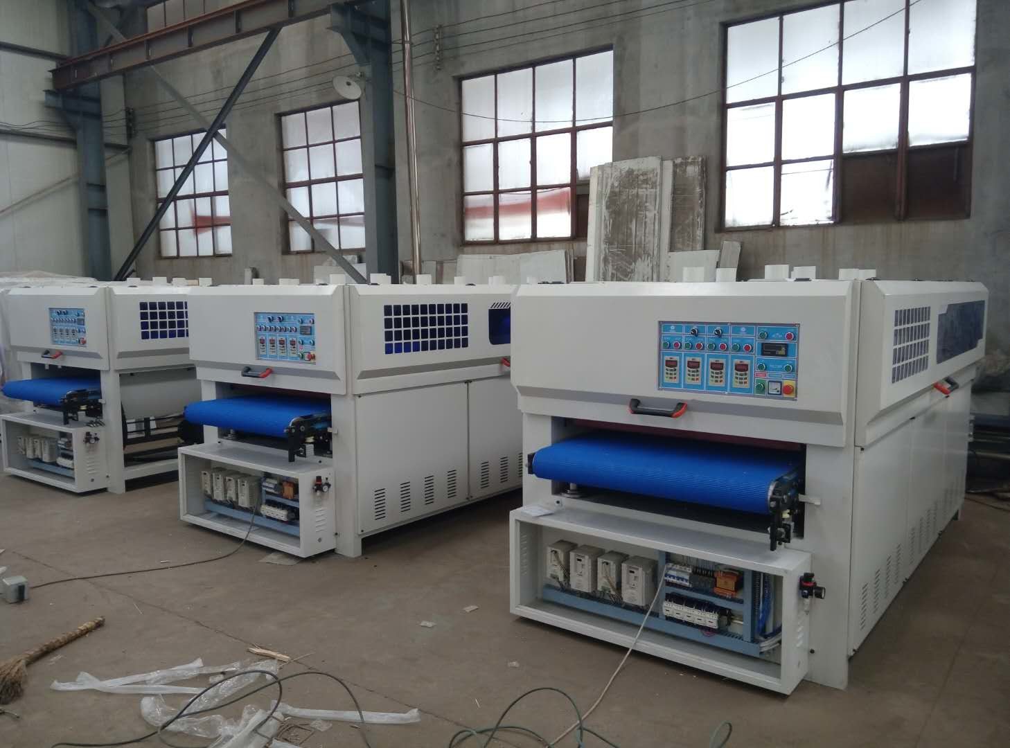 KC1000-2YP-4R 18 discs sanding brush 4 long sanding roller sanding machine