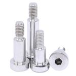 Stainless Steel Hex Flange Shoulder Bolt Flat Head High Precision