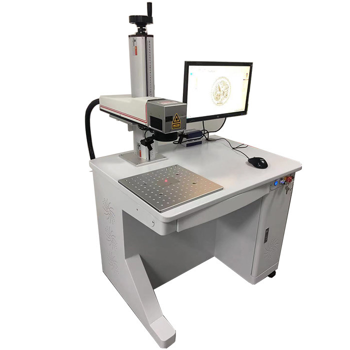 10000 mm/S Fiber Laser Marking Machine 50w Fiber Laser Engraver For Metal
