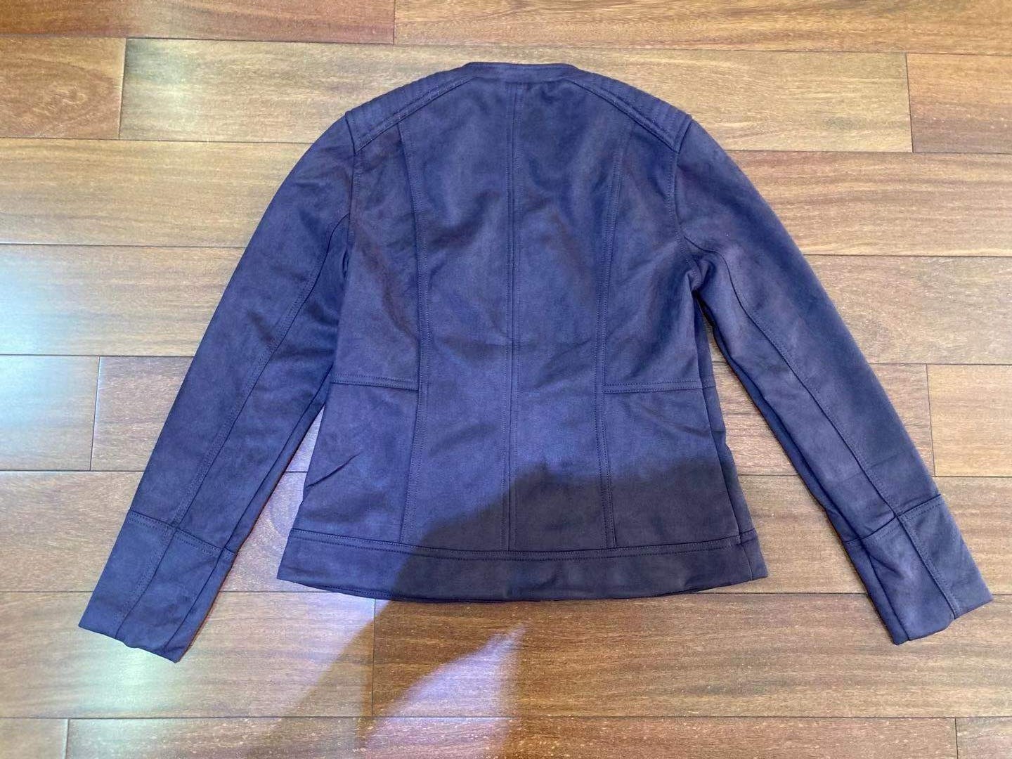 95% Polyester 5% Elastane Sueded Ladies Bomber Jacket