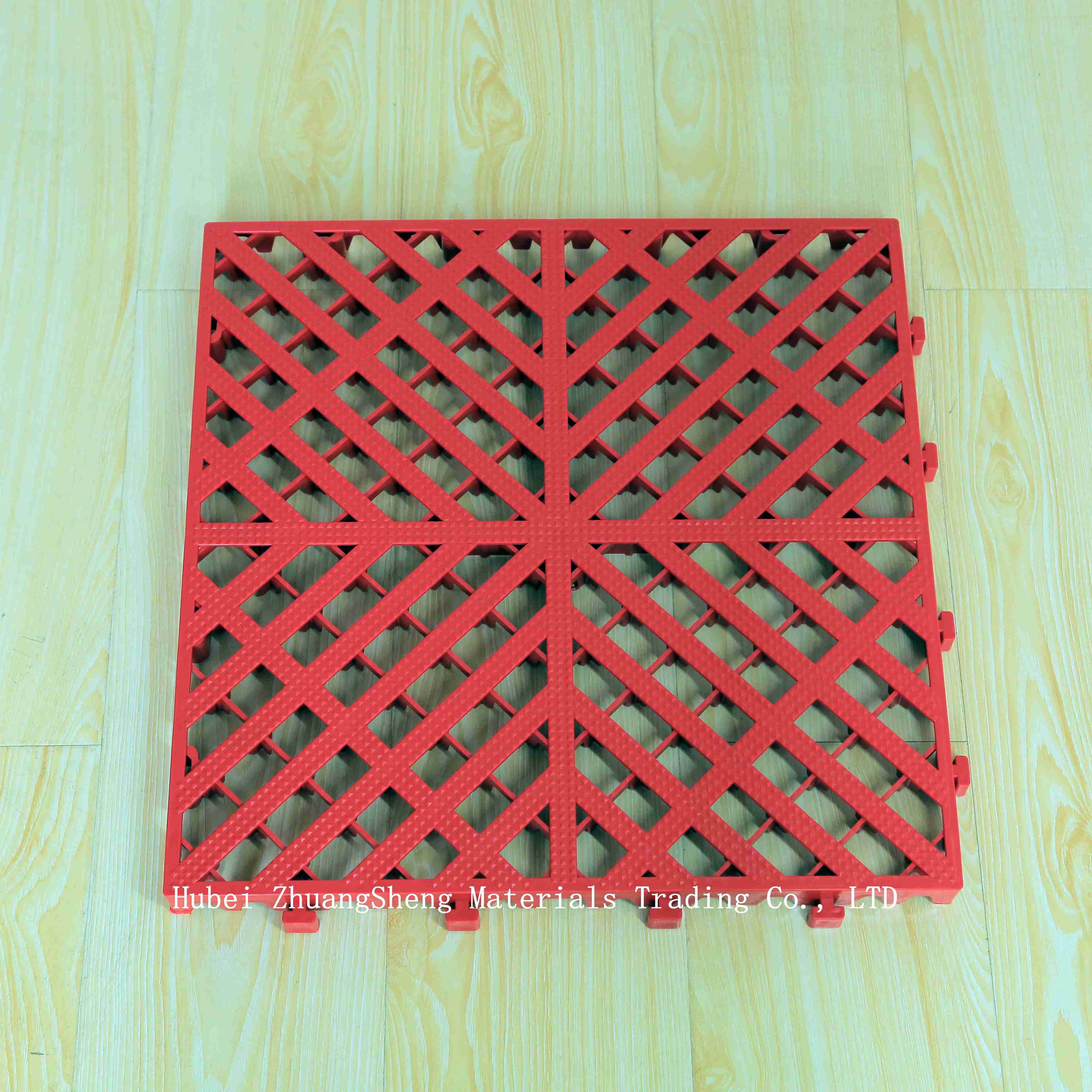 2.8mm Plastic Permeable Floor / Car Wash Grille Floor / Corrugated Plastic Floor Protection Sheets Board
