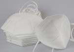 Anti Bacterial Folding FFP2 Mask White Color For Restaurants / Schools