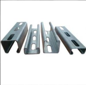 Quality Customized Metal Strut Channel Galvanized Steel Half Slotted Strut Q235 Unistrut wholesale