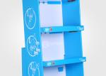 Food/Clothes Cardboard Shelf Display , Promotion Retail Cardboard Display Stands
