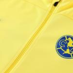 Custom Yellow Youth Football Team Tracksuits Soccer Training Shirt