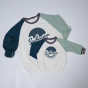 Quality Baseball Family Matching Outfit Long Sleeve French Terry Crew Neck wholesale