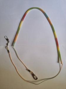 Quality Fly fishing accessory finishing lanyard coil spring rainbow colors hot selling to Japan wholesale