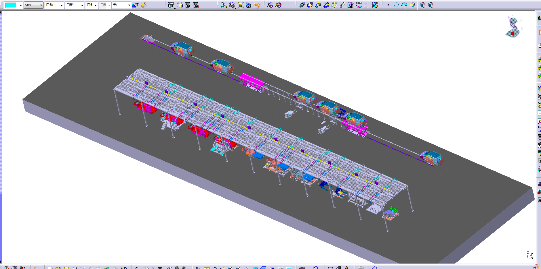 Vehicle Assembly Welding Line Design , Auto Parts Manufacturing Machines