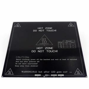 Quality 214*214* 3mm 24V 3D Printer Heatbed Aluminum Substrate Hot Plate wholesale
