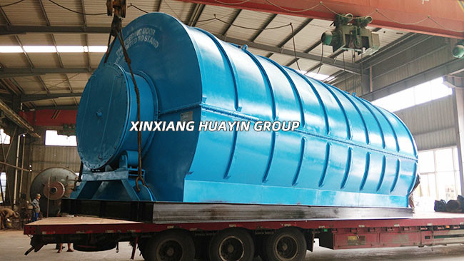 10 Tons Waste Plastic Pyrolysis Plant , Batch Waste Tire Pyrolysis Plant