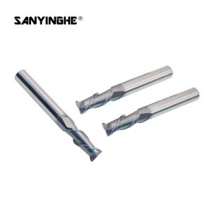 Quality 2 Flute High Speed Carbide End Mills HRC65 8mm Milling Cutter For Stainless Steel wholesale