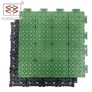 Quality UV Resistant 1.81cm Thick Sports Floor Tiles 34x34cm Volleyball Floor Tiles wholesale