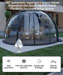 Mobile room theme restaurant Scenic area room outdoor transparent sun room