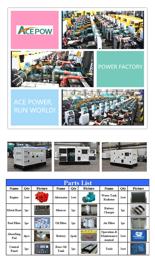 Emergency Crew 125KVA 100KW Heavy Duty Diesel Generator