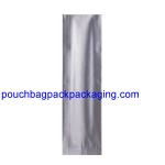 No printing aluminum foil packing bag, aluminium foil pouch bag for food