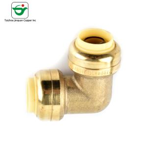 Quality 3/4''X3/4'' CA360 CA377 Copper Push Fit Fittings 90 Degree Elbow wholesale