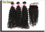 Full End Brazilian Hair Bundles , Chemical Free Hair Extension
