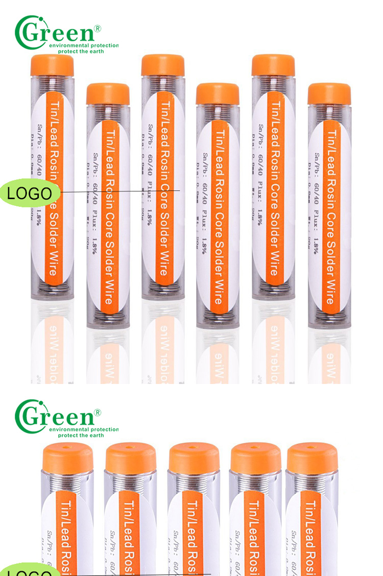 Rosin Core Tin Solder Wire 2.0% Flux Content Melting Point 183 - 191℃