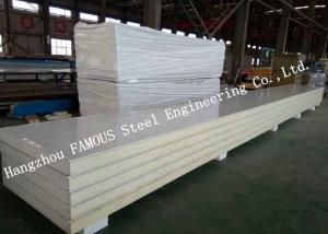 Quality Windproof 50mm 75mm PU Sandwich Panels Thermal Insulation wholesale