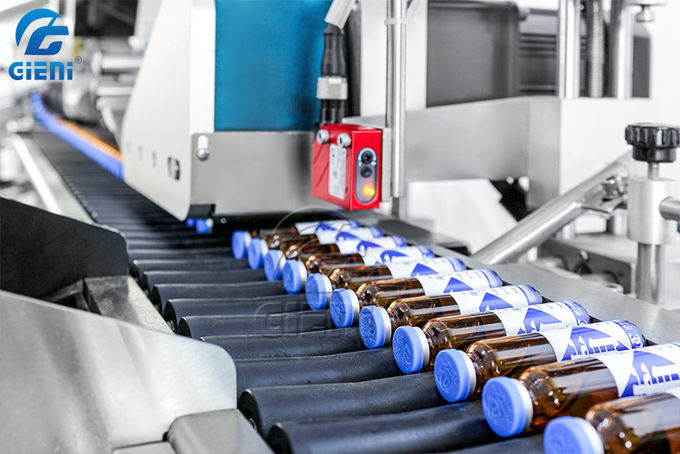 Pharmaceutical Ampoule Wrap Around Labeling Machine 0.5mm Accuracy