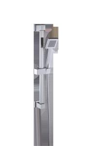Quality Modern Chrome Sliding Rail Shower Set Polished Brass Construction SH9012A wholesale