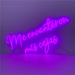 Quality Purple Flexible LED Neon Sign Wall Mounted Illuminated 51200 Hours wholesale