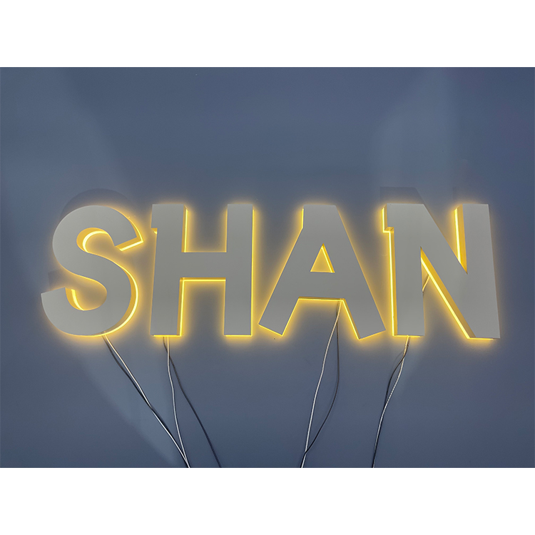 Luminous Characters Acrylic Advertising Sign Luminous Characters Advertising Board Metal Backlight Characters