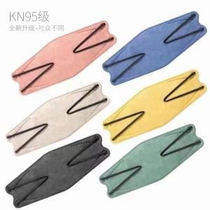Quality KF94 Protective Non Woven Face Mask Morandi 4 Layers Sanitary Products wholesale