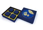 customizable Ivory board Premium Paper Box silver hot stamping
