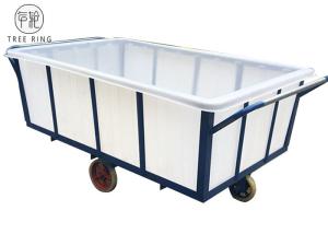 Quality Textile Industrial Wet Poly Box Truck On Wheels With Galvanized Steel Durable K1600L wholesale