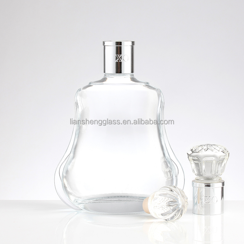 Clear Glass Whisky Liquor Bottle Guns 250ml for Beverage Packaging Needs