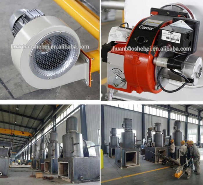 Customized by Clients Smokeless Medical Waste Burning Incinerator for Customized Size