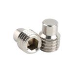 DIN915 Stainless Steel Fillister , Hex Socket Head Set Screws Nickel Plated