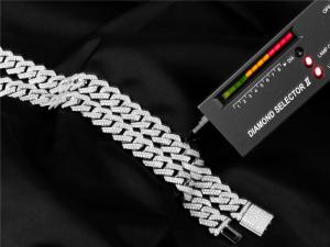 Quality Pass Diamond Test Moissanite Hip Hop Chains wholesale