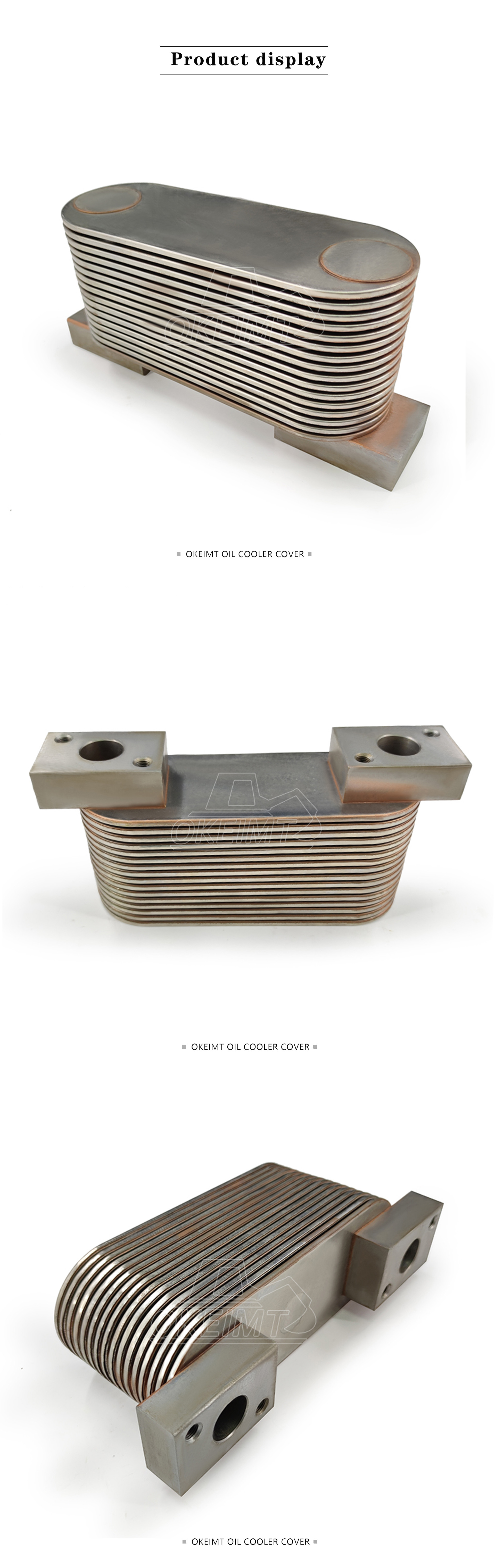 K19 KTA19 QSK19 Diesel Engine Parts Oil Cooler 3085956 3331667 4095096 3804934