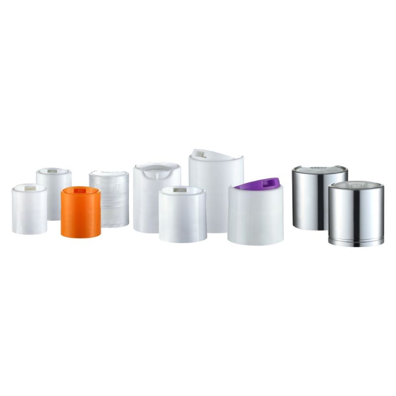 18mm 20mm 24mm 28mm Plastic Round Disc Top Caps for Body Wash Packaging in Recyclable